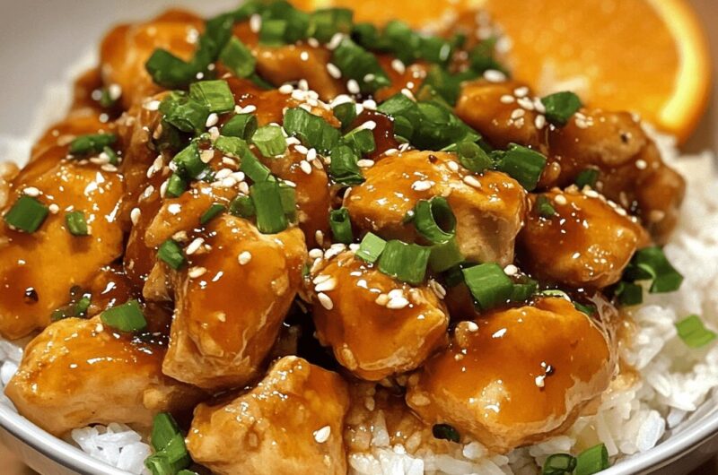 Orange Chicken Over Rice: A Sweet and Savory Dinner Recipe