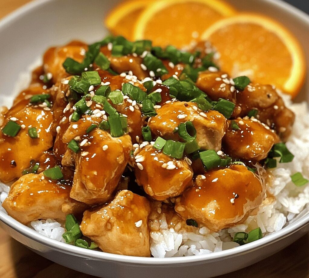 Orange Chicken Over Rice: A Sweet and Savory Dinner Recipe