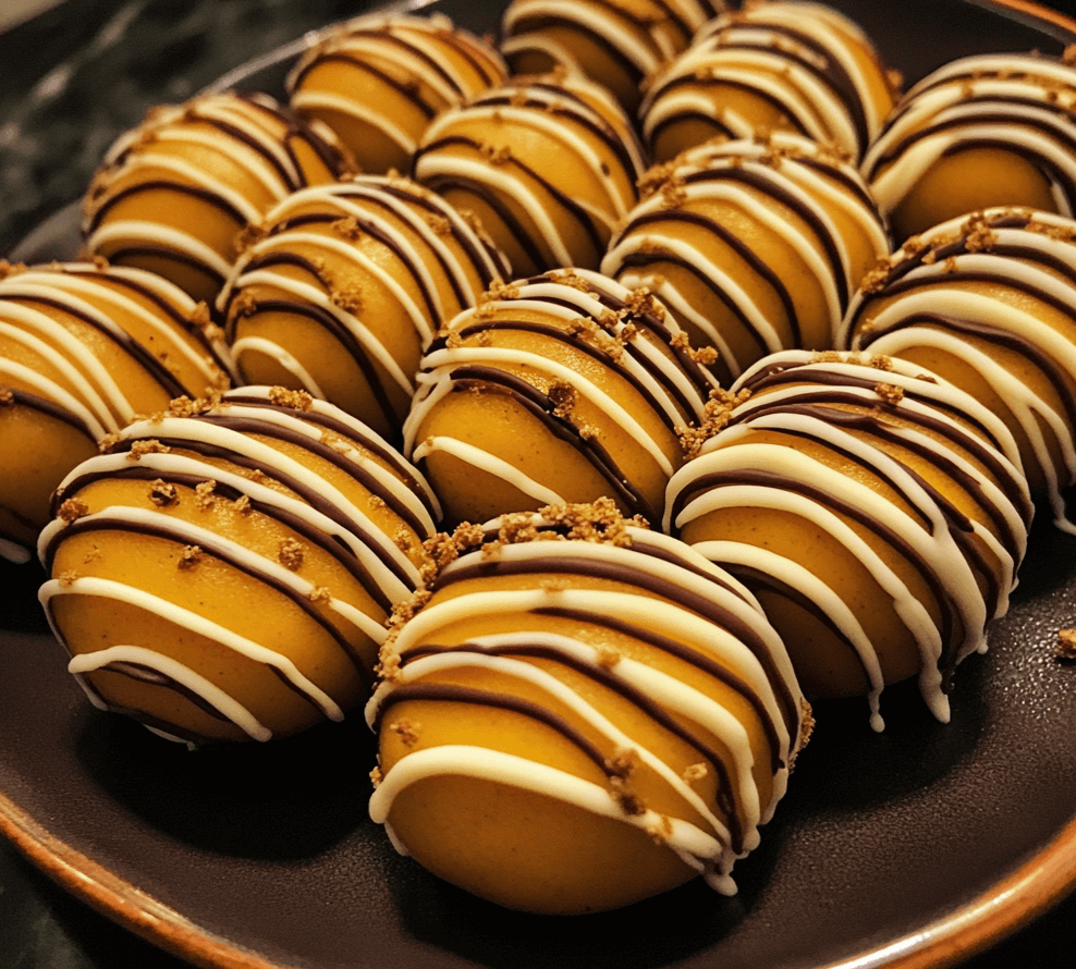 Easy No Bake Pumpkin Cheesecake Balls