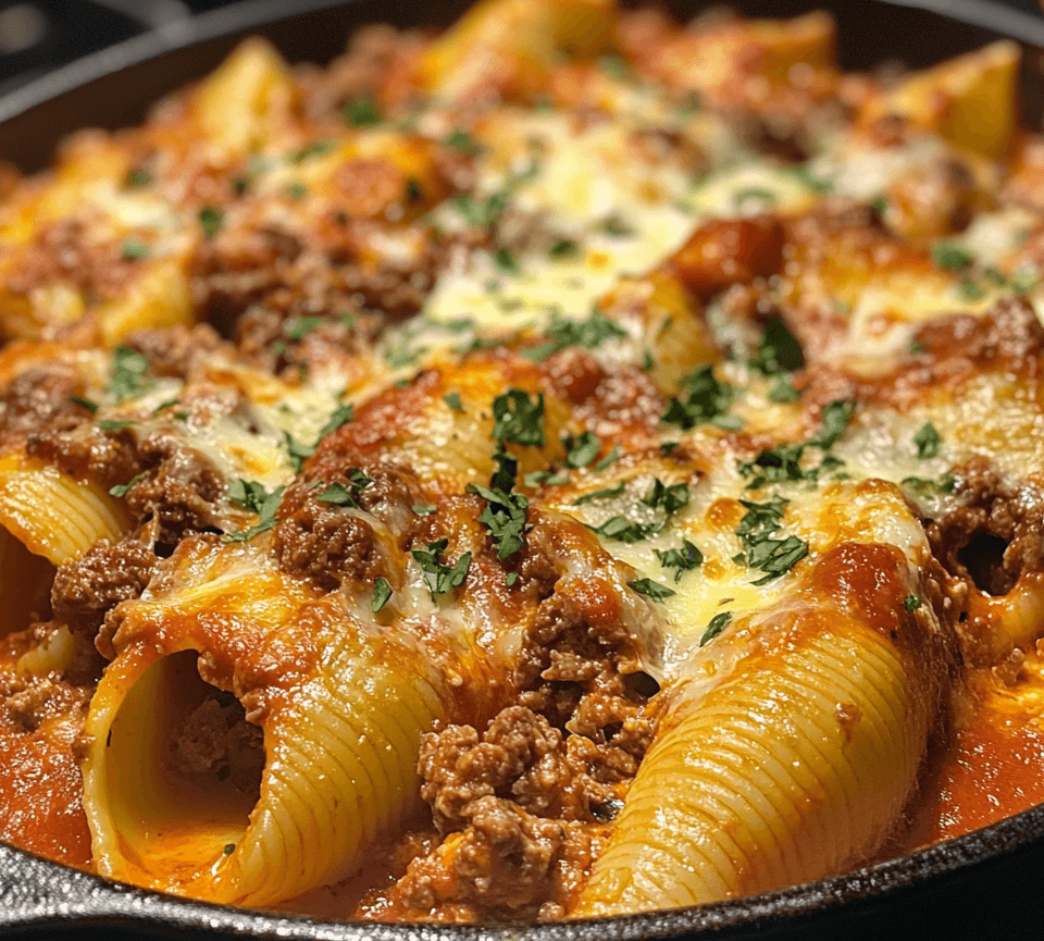 Creamy Ricotta Beef Stuffed Shells Pasta Recipe