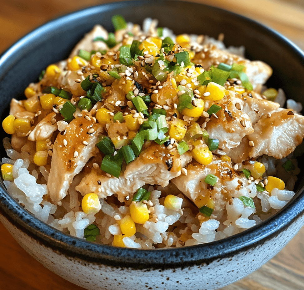 Easy Street Corn Chicken Rice Bowl