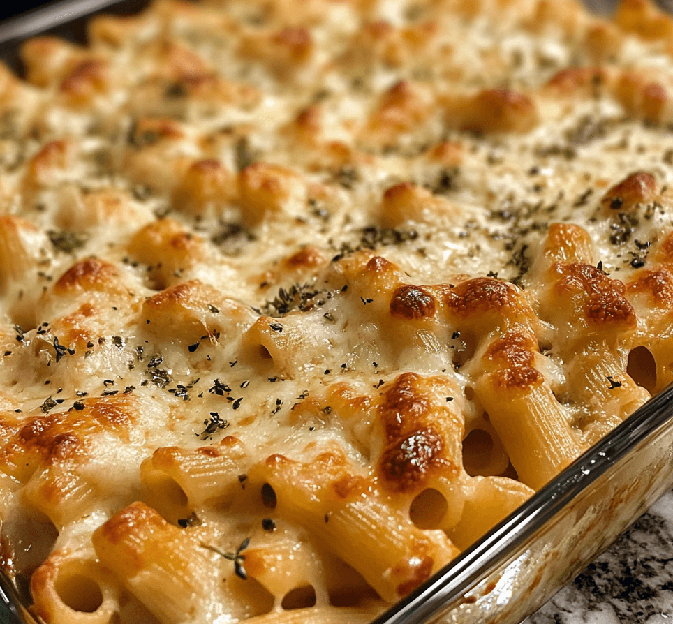 Easy Cheesy Baked Ziti Recipe