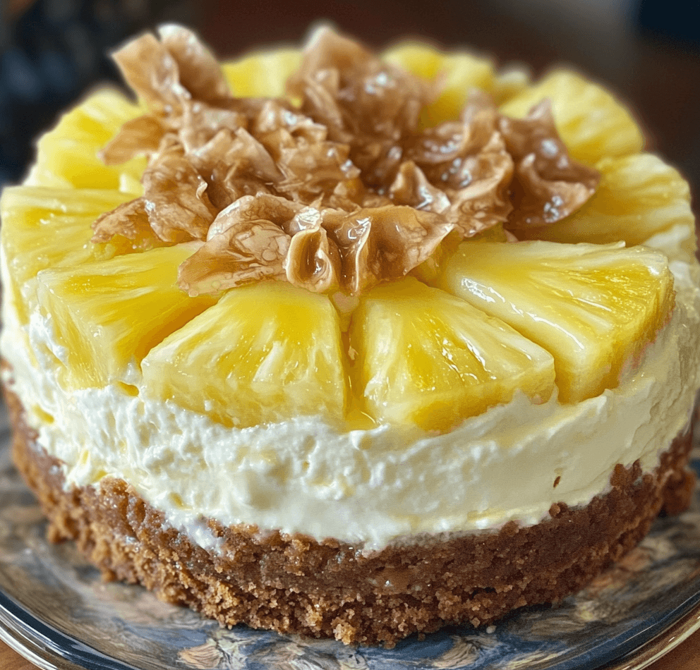 Pineapple Heaven Cheesecake: A Tropical Delight You’ll Love