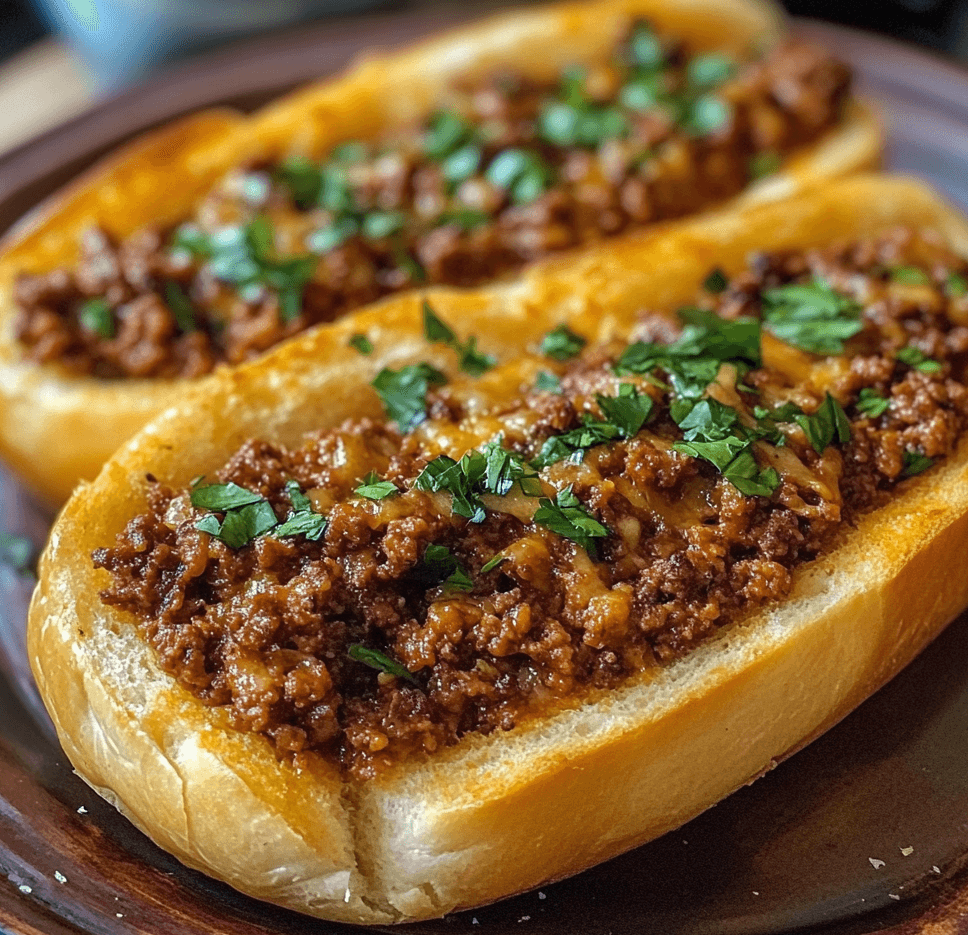 Easy Italian Garlic Bread Sloppy Joes for a Crowd-Pleasing Meal