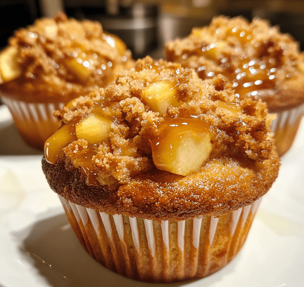 The Best Luscious Caramel Apple Muffins You’ll Ever Taste