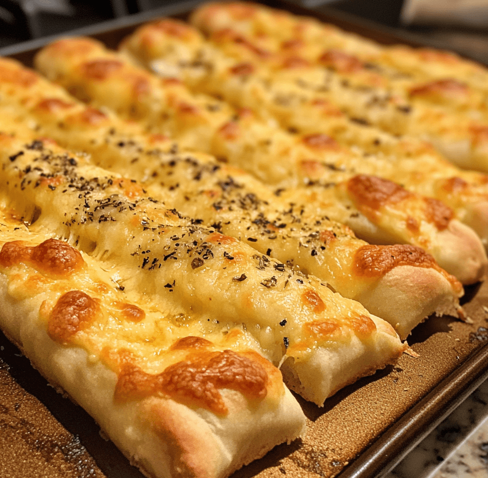 How to Make Irresistible Homemade Cheesy Garlic Breadsticks