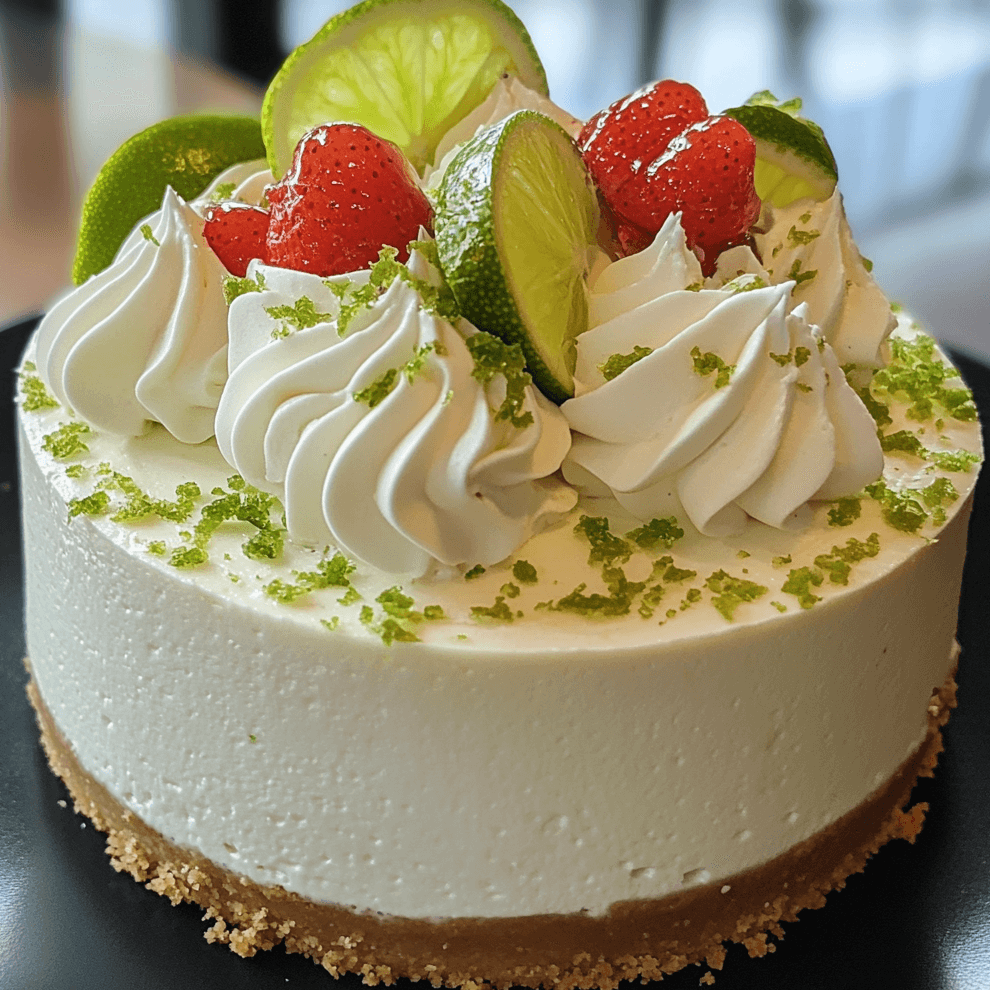 Light and Creamy Refreshing Lime Mousse Cheesecake You’ll Love