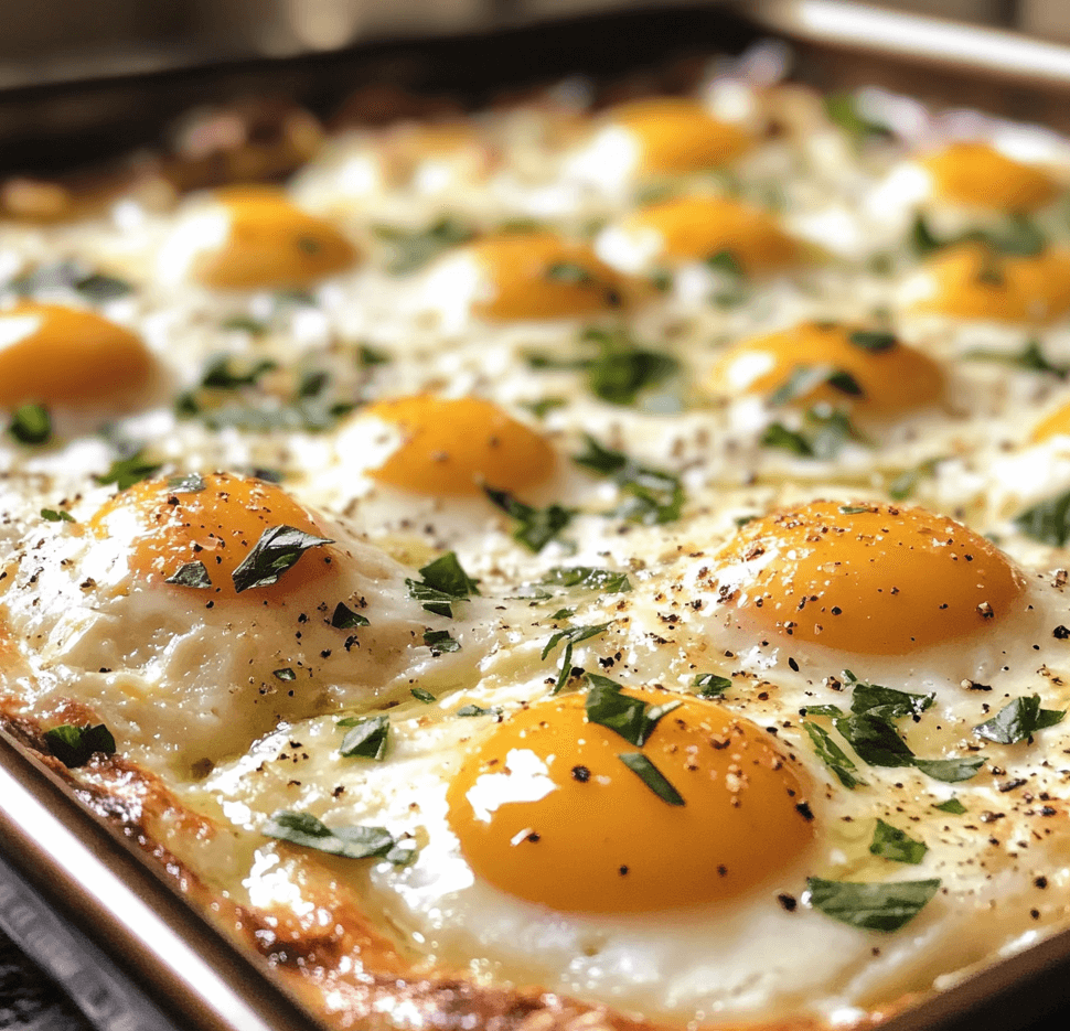 Make Breakfast Easier with Easy Sheet Pan Eggs