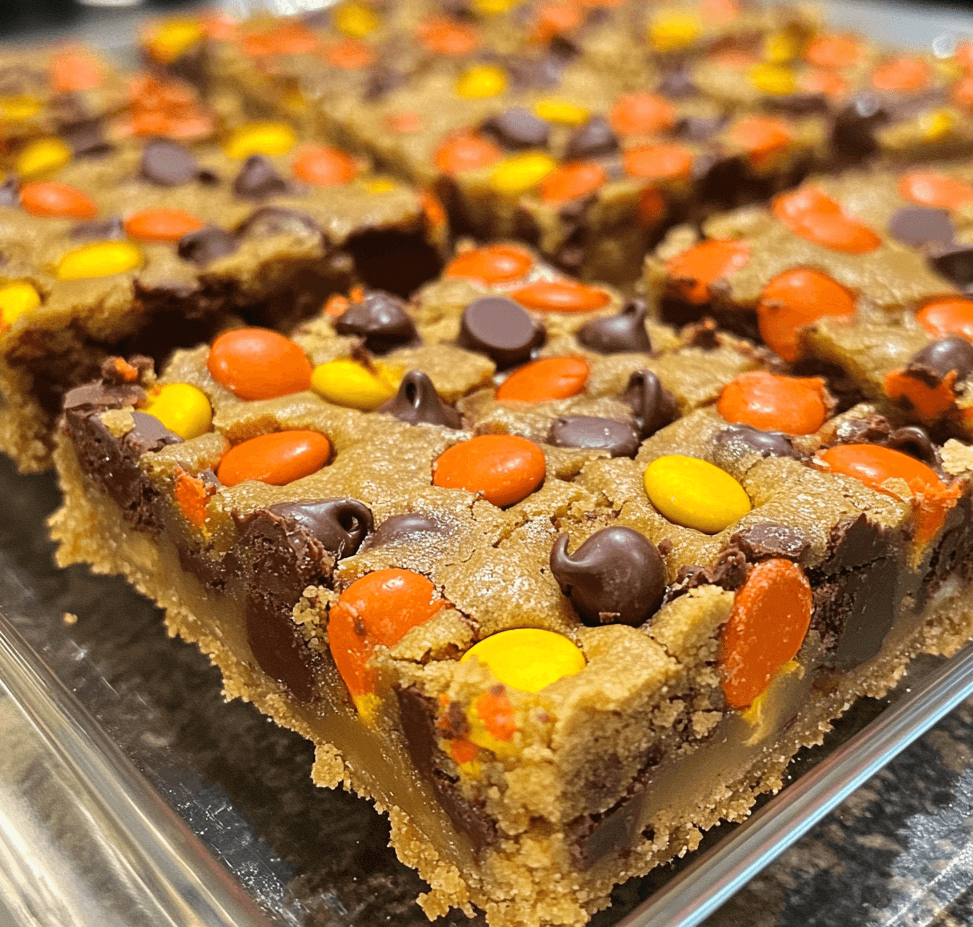 Reese’s Pieces Chocolate Chip Cookie Bars: Your New Favorite Dessert