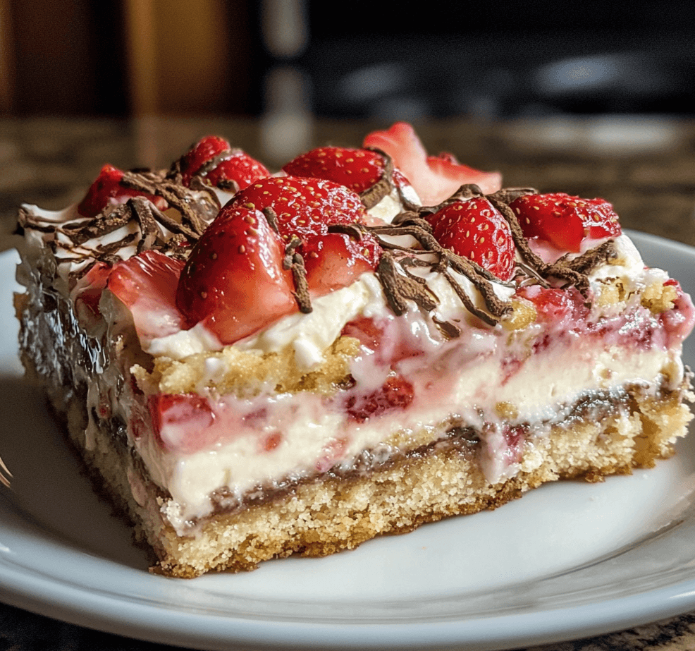 Indulge in the Deliciousness of Strawberries and Cream Magic Bars
