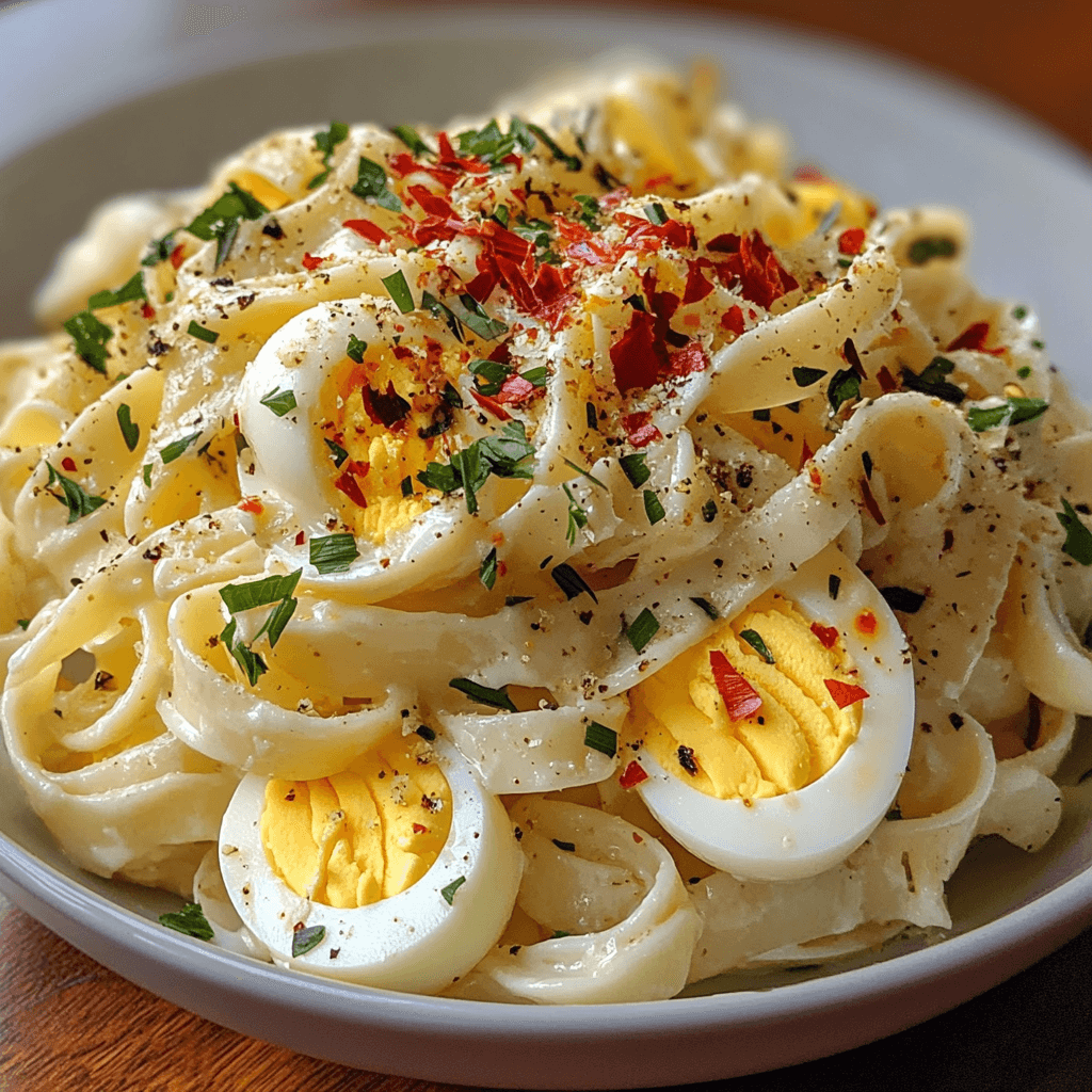 Easy and Creamy Deviled Egg Pasta Salad Everyone Will Love