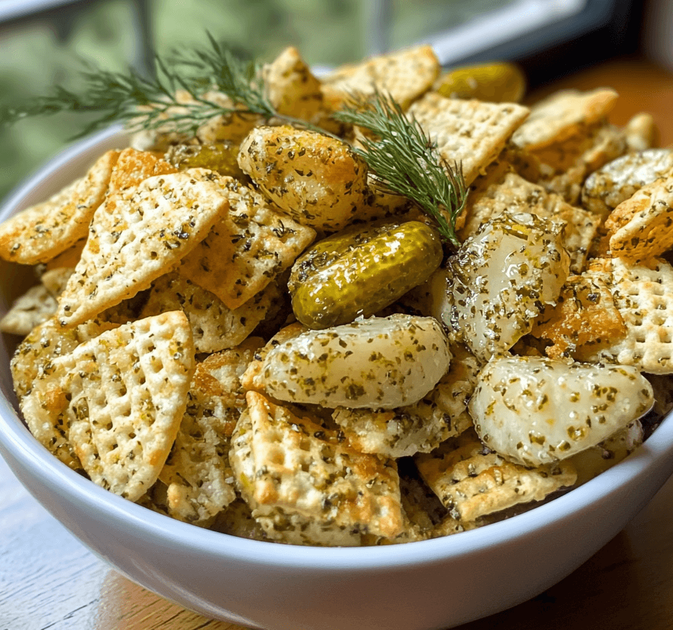 Dill Pickle Chex Mix: The Ultimate Flavorful Snack