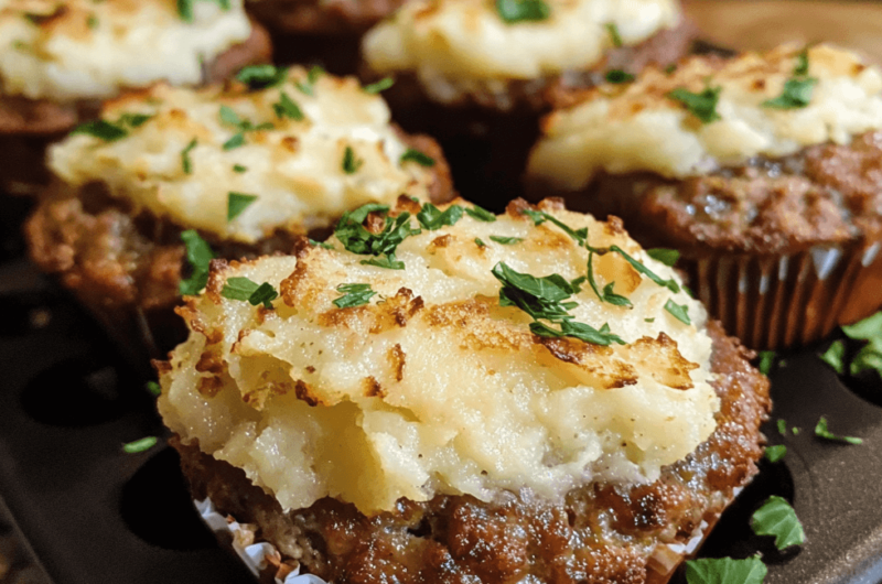 How to Make Mini Meatloaf Muffins with Mashed Potato Frosting