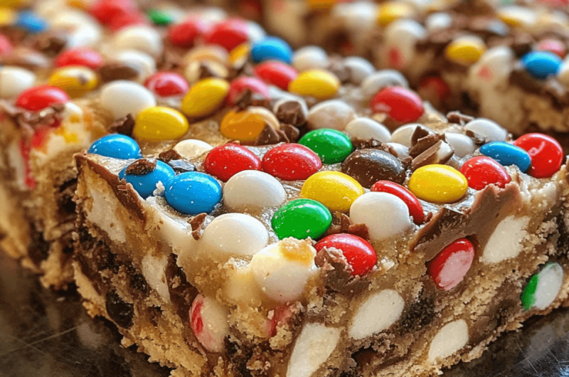 M&M's Marshmallow Dream Bars: A Sweet and Colorful Treat