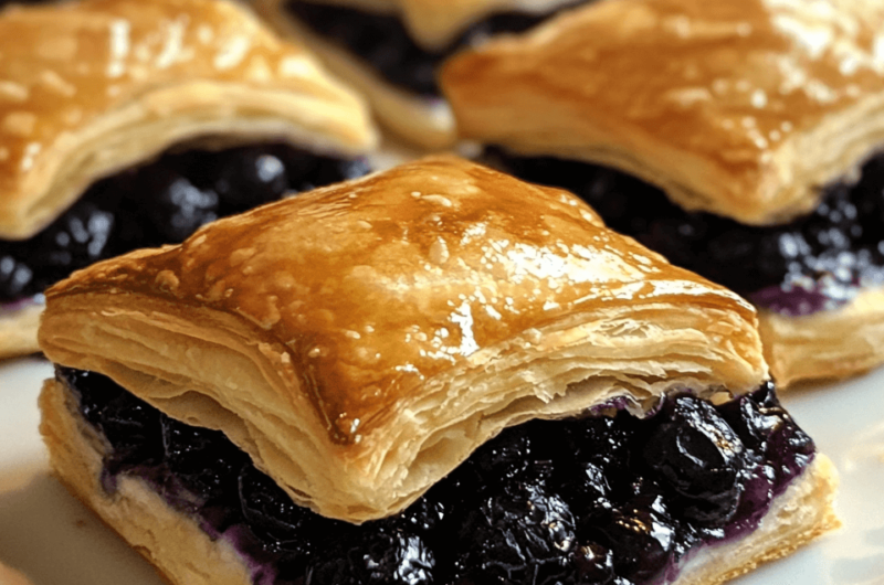 Sweet and Savory: Blueberry Cream Cheese Puff Pastries You’ll Love