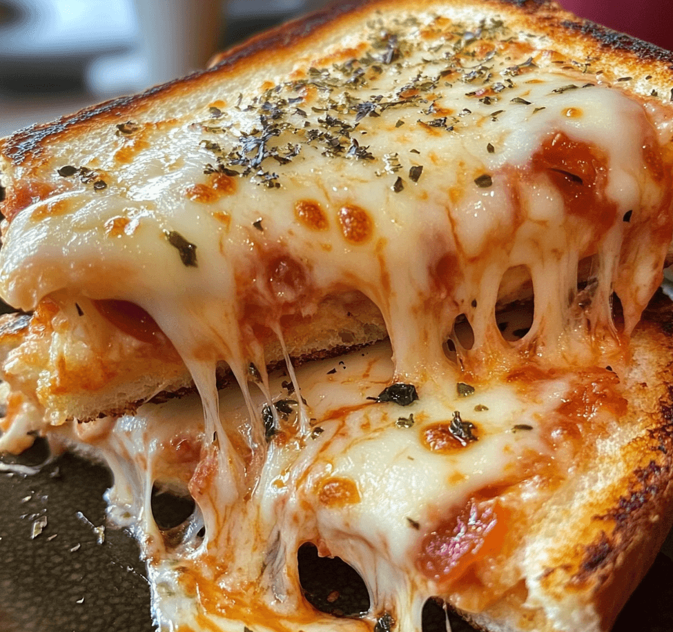 Cheesy, Saucy, and Perfect: Your New Favorite Pizza Grilled Cheese