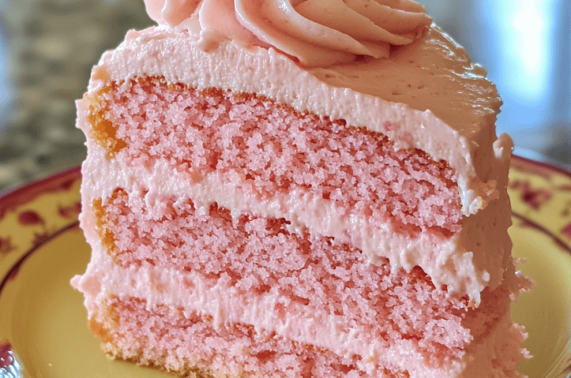 Bake a Barbie Pink Strawberry Cake with Cream Cheese Icing for Your Next Special Occasion