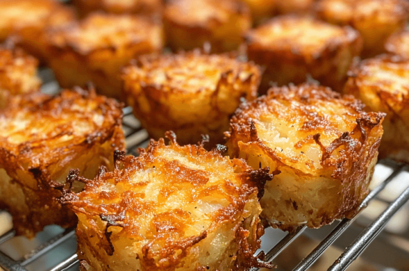 How to Make Crispy Hash Brown & Sausage Bites at Home