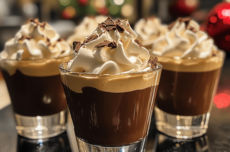 Chocolate Kahlúa & Bailey’s Pudding Shots: A Boozy Dessert You’ll Love
