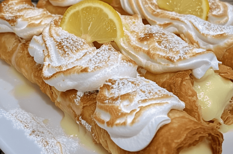 Lemon Meringue Pie Cannolis: The Ultimate Dessert for Citrus Lovers