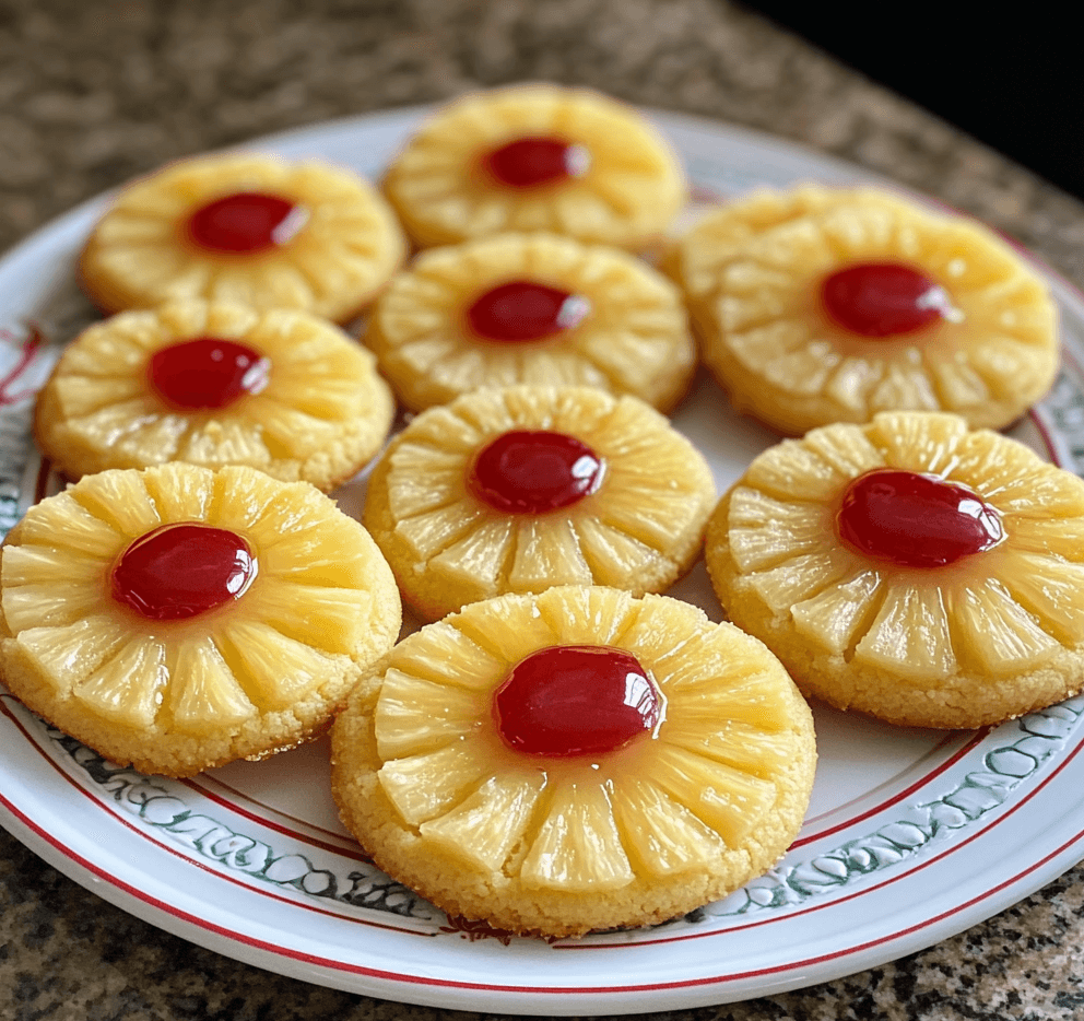 Tropical Pineapple Upside Sugar Cookies You Need to Try
