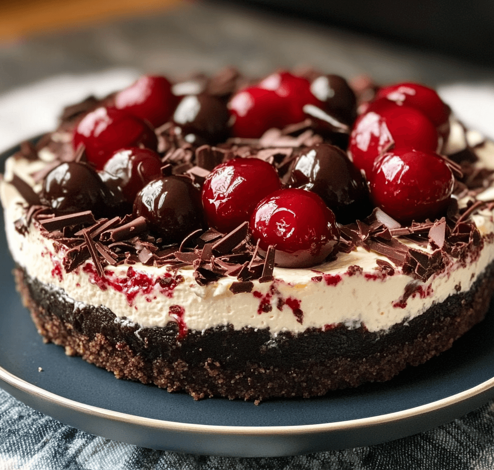 How to Make a Delicious Black Forest No-Bake Cheesecake
