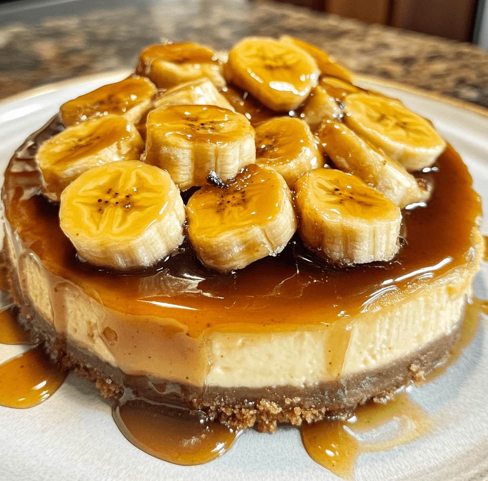 Bananas Foster Cheesecake: A Decadent Dessert with a Caramel Twist