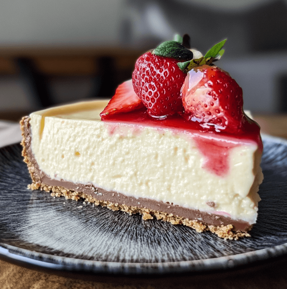 Decadent White Chocolate & Strawberry Cheesecake Recipe You’ll Love