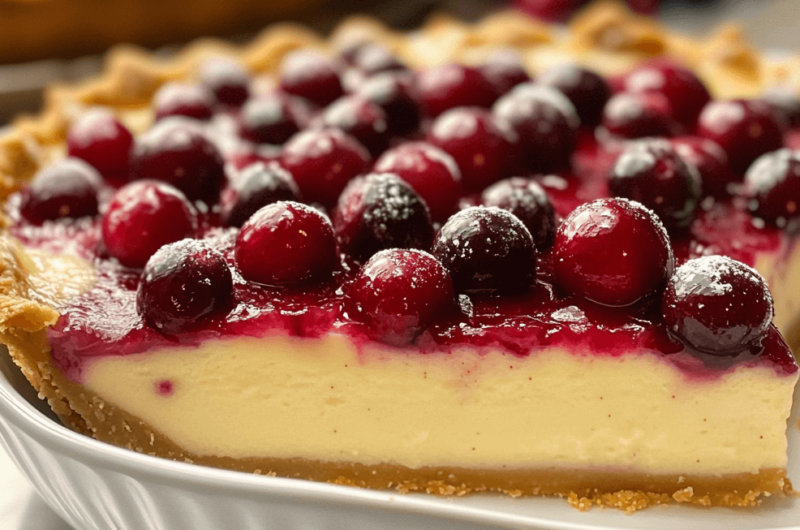 Cranberry Custard Pie: A Flavorful Dessert You’ll Love