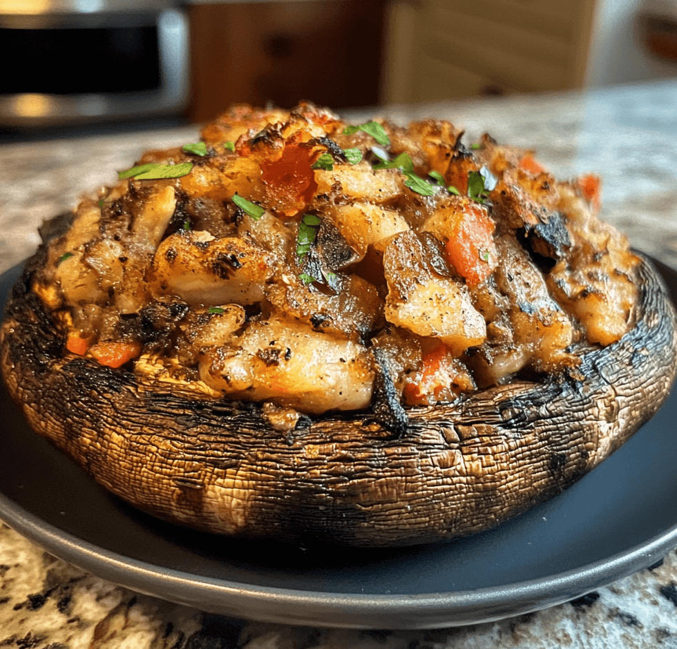 How to Make the Best Crab-Stuffed Portobello Mushrooms