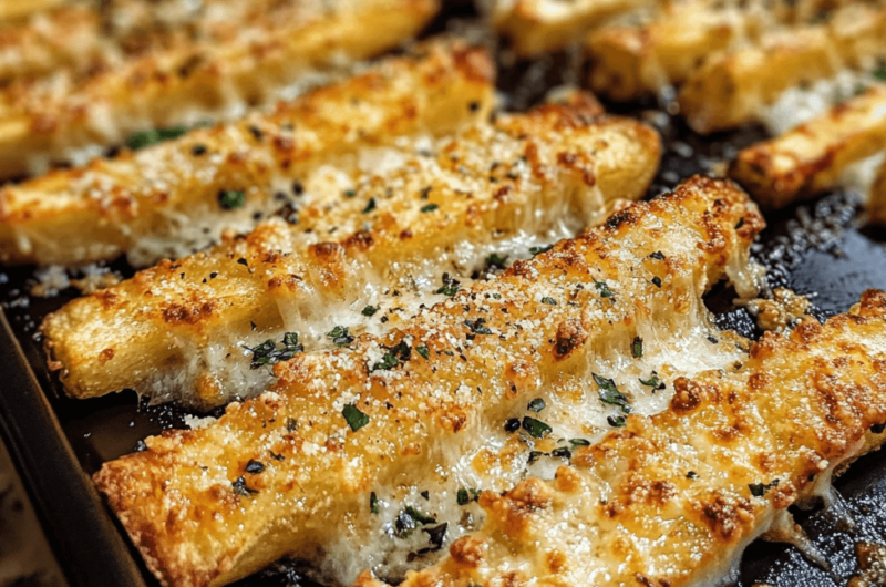 Garlic Parmesan Fries Baked to Perfection: A Quick and Easy Recipe
