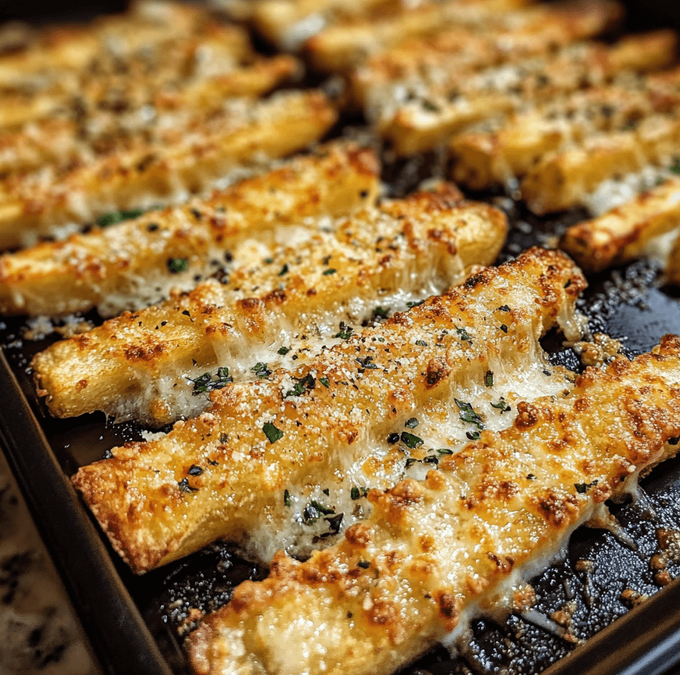 Garlic Parmesan Fries Baked to Perfection: A Quick and Easy Recipe