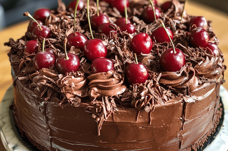 Cherry Chocolate Dream Cake: A Rich, Moist Dessert to Savor