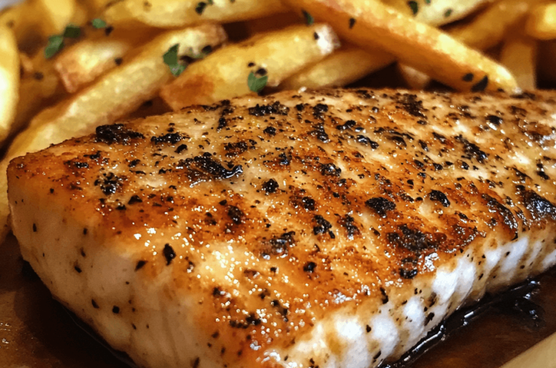 Grilled Fish with Crispy Fries: The Ultimate Healthy Meal