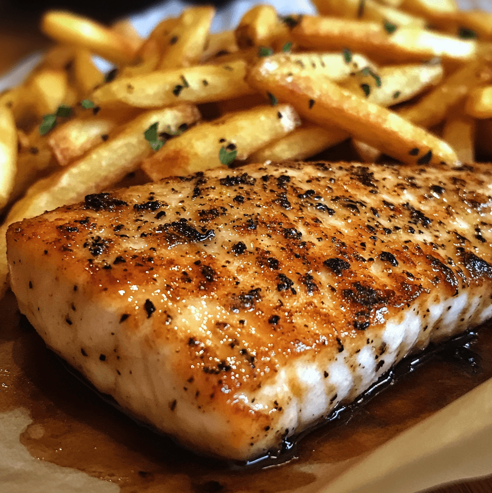 Grilled Fish with Crispy Fries: The Ultimate Healthy Meal
