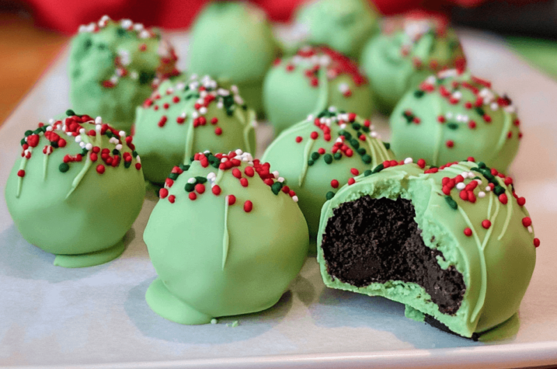 Holiday Magic in Every Bite: Grinch Oreo Balls Recipe