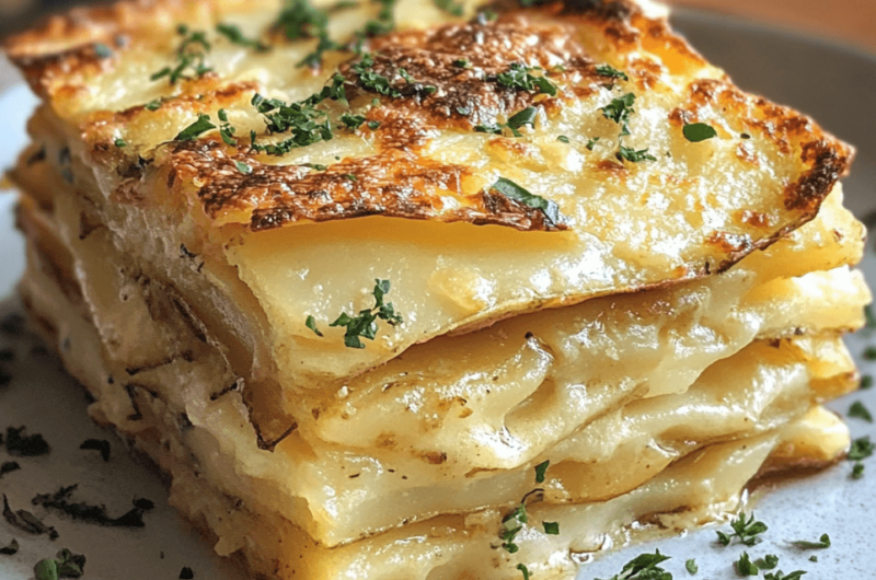 Easy Fried Potato Lasagna Recipe for a Hearty Family Dinner