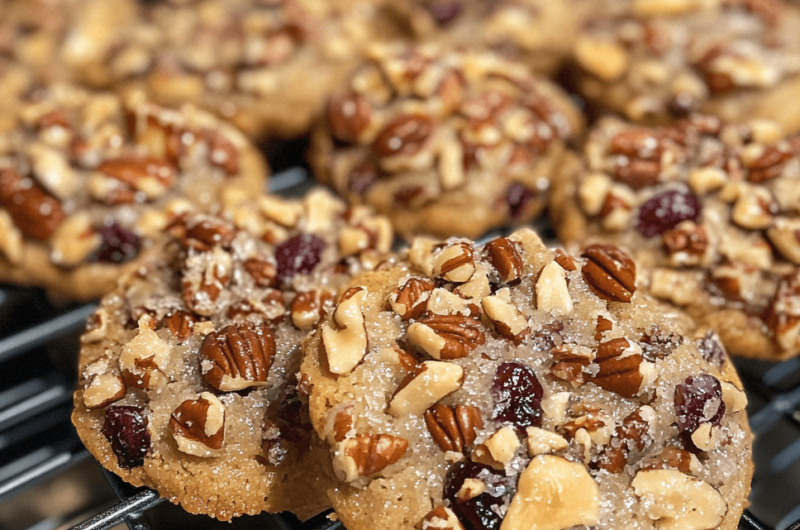 No-Bake Cranberry Pecan Praline Cookies: Your New Go-To Holiday Recipe