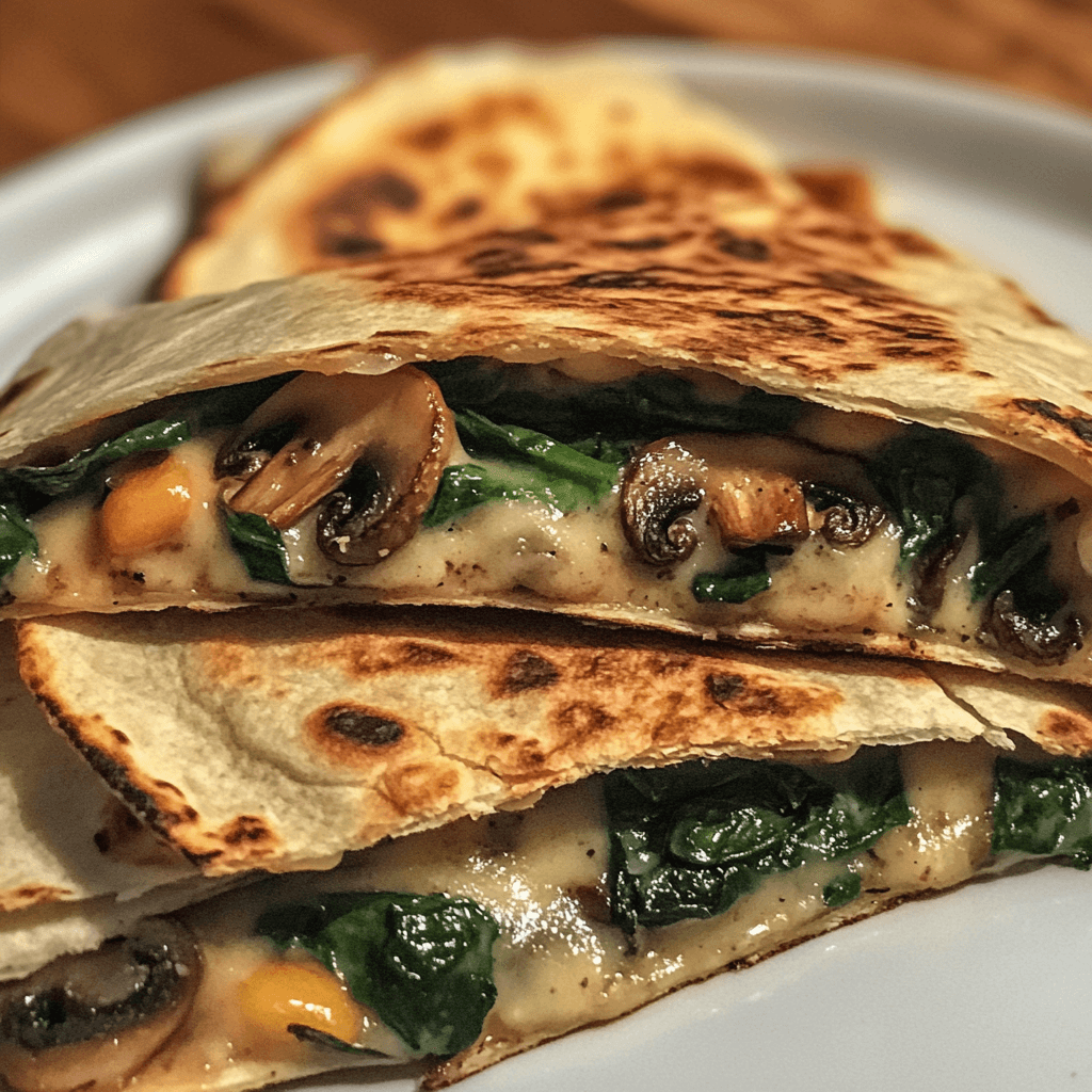 Baked Spinach Mushroom Quesadillas: A Simple, Flavorful, and Nutritious Recipe
