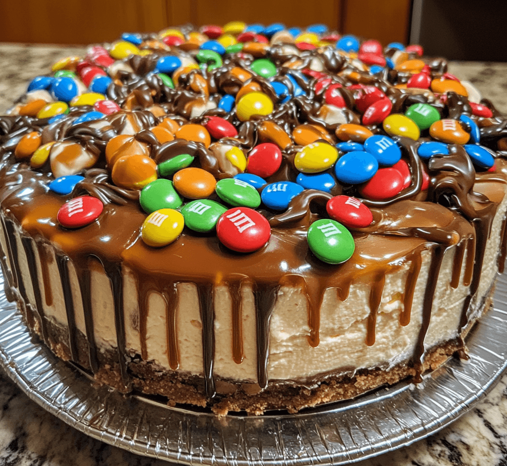 M&M Caramel No-Bake Cheesecake Delight: A Dessert Everyone Will Love
