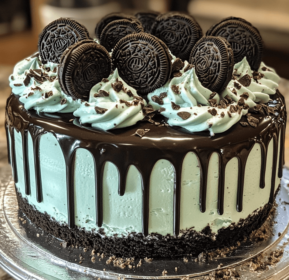 Mint Chocolate Oreo Drip Cake Recipe: A Simple Way to Impress Your Guests