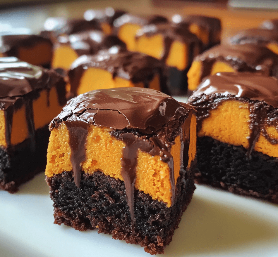 How to Make Spooky Melting Pumpkin Brownie Bites for Halloween