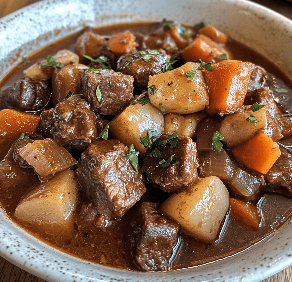 Homemade Old Fashioned Beef Stew Recipe for a Hearty Meal
