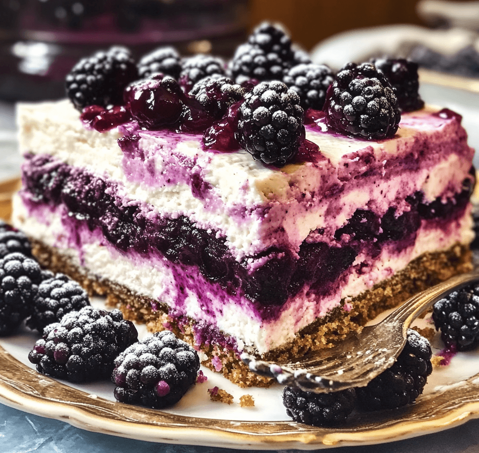 Blackberry Icebox Cake: The Ultimate Dessert for Hot Summer Days