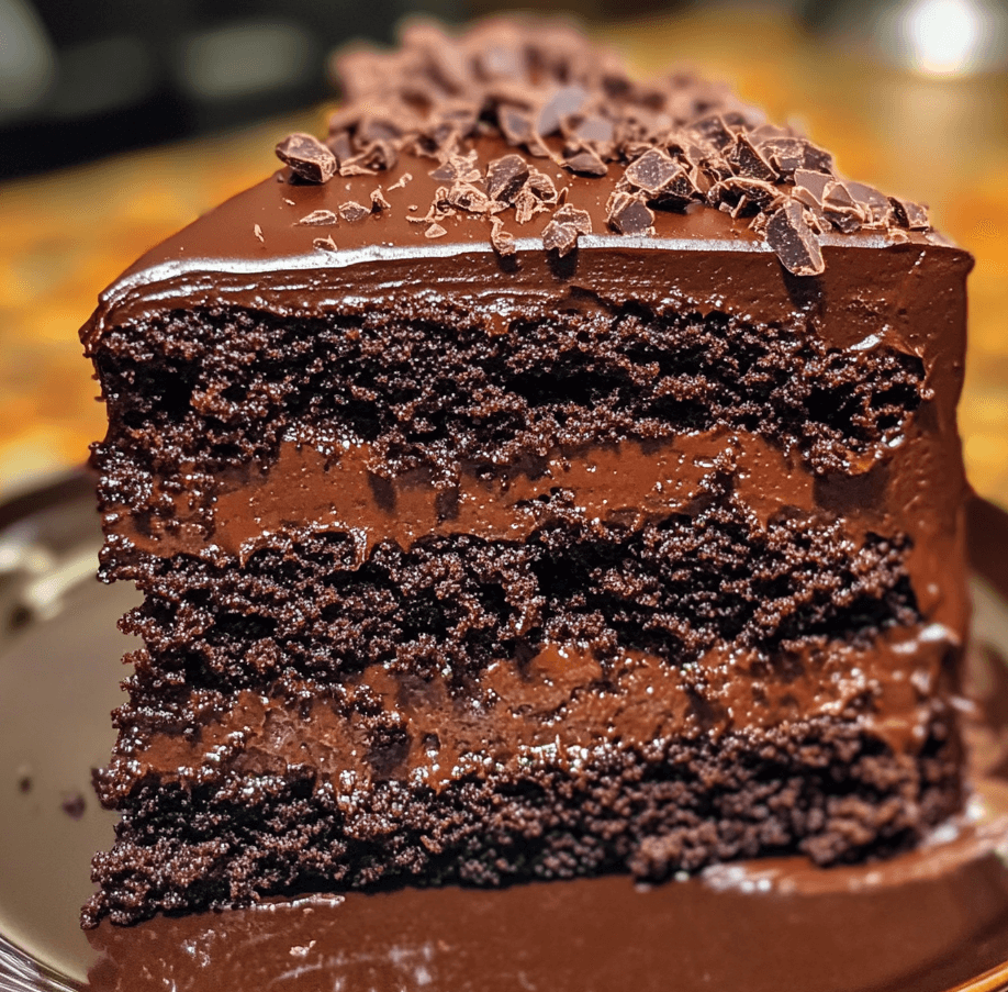 Decadent Dark Chocolate Cake: A Luxurious Dessert for Special Occasions