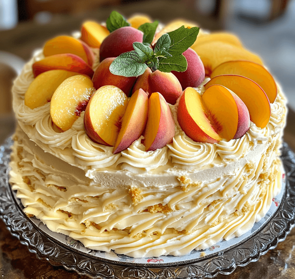 Irresistible Summer Peach Cake: Your New Favorite Dessert