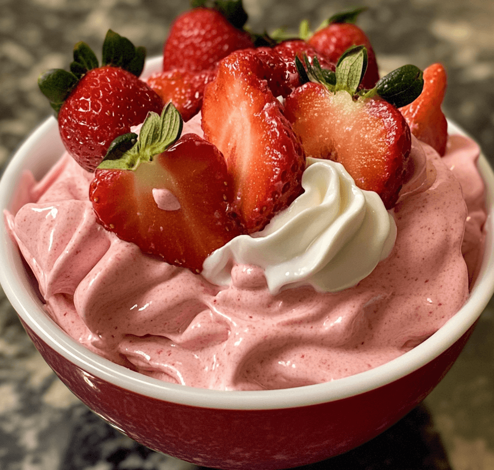 How to Make Creamy Strawberry Mousse at Home
