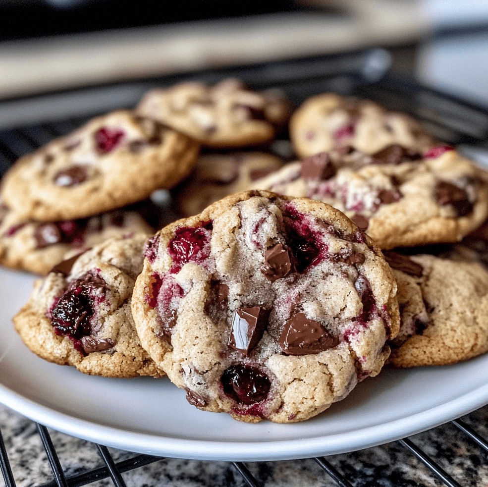 Raspberry Chocolate Chunk Cookies: Your New Go-To Cookie Recipe