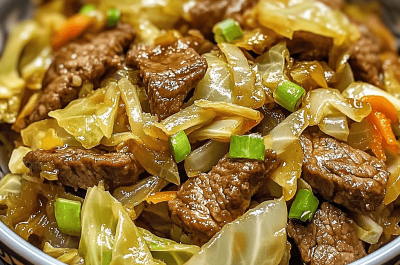 How to Make Quick Beef & Cabbage Stir-Fry Delight