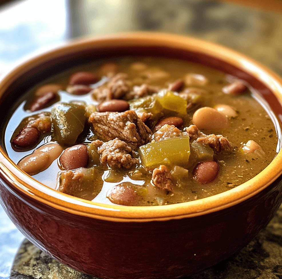 The Best Pinto Beans, Green Chile & Beef Soup You’ll Ever Taste